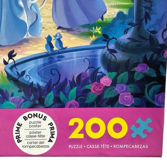 Ceaco Disney Princess Cinderella's Carriage Jigsaw Puzzle and Poster 200 pc New - Picture 4 of 4